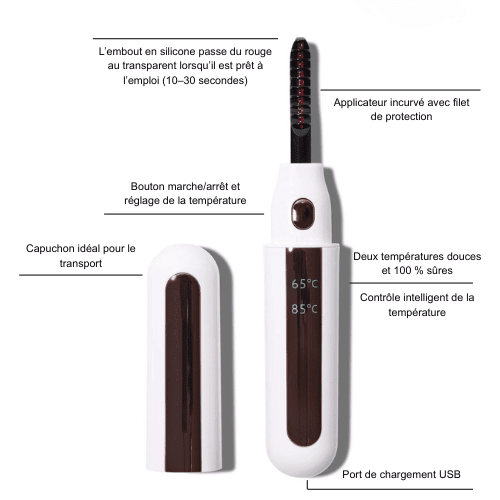 YUNAE CURLER™ Recourbe - cils chauffant - Yunae Beauty