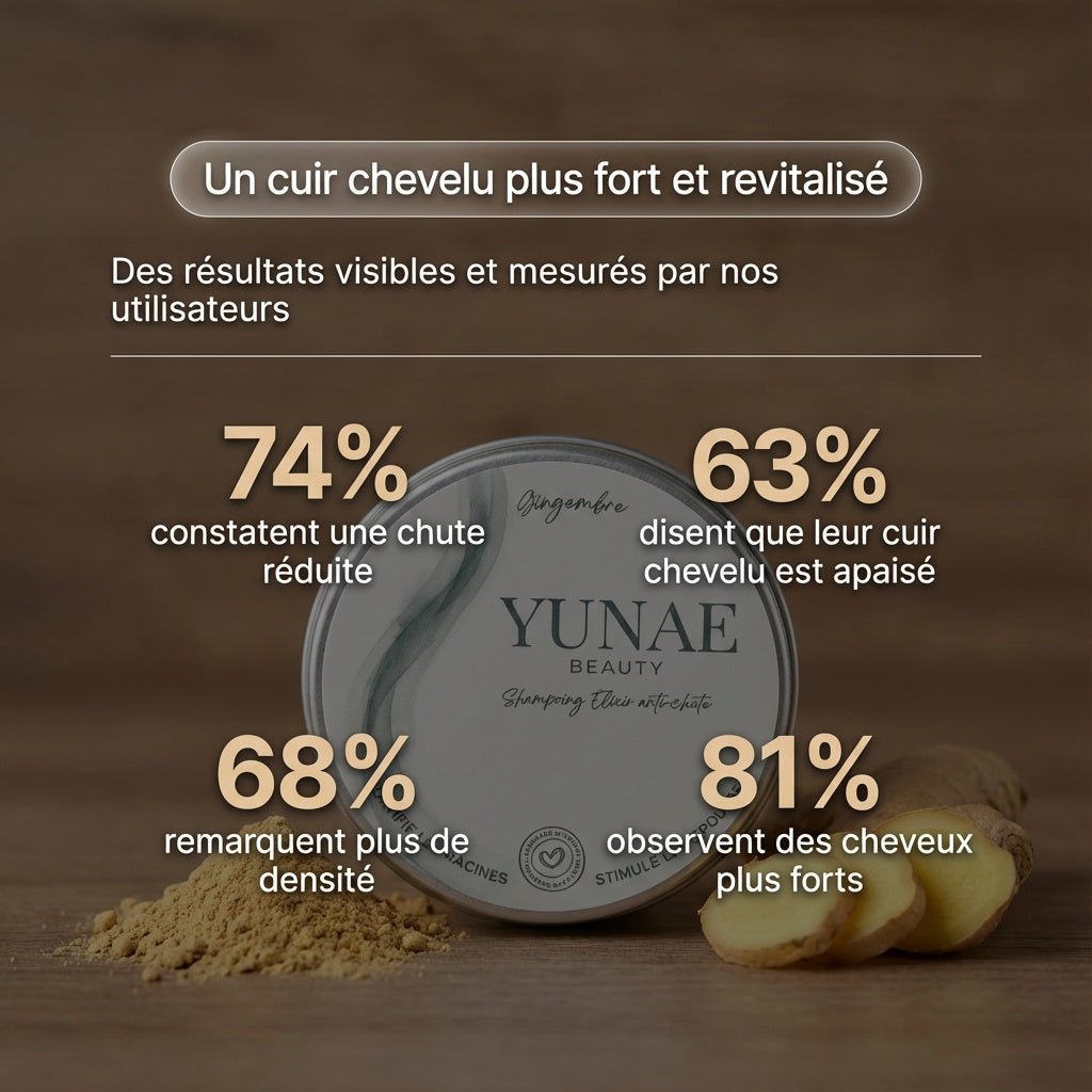 Shampoing Solide Anti - Chute — Élixir Concentré - Yunae Beauty